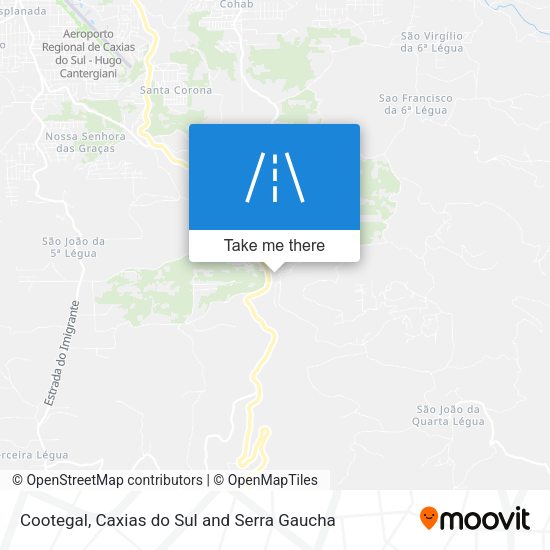 Cootegal map