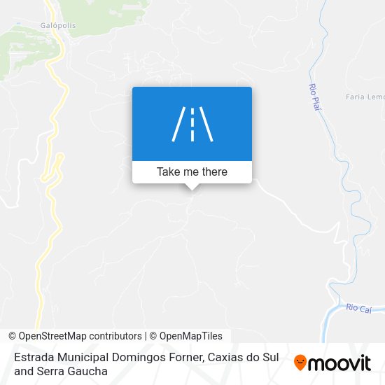 Estrada Municipal Domingos Forner map