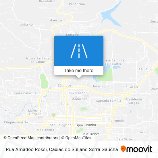 Rua Amadeo Rossi map