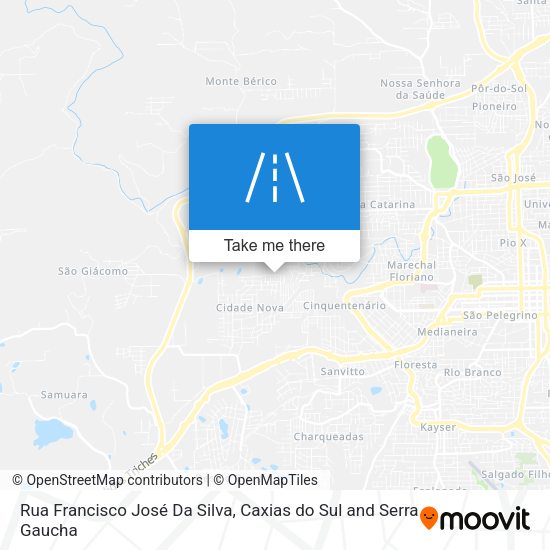 Rua Francisco José Da Silva map