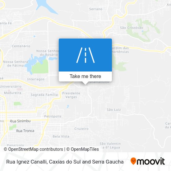 Rua Ignez Canalli map
