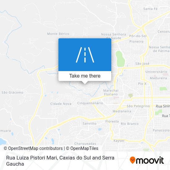 Rua Luiza Pistori Mari map