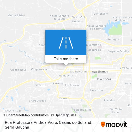 Rua Professora Andréa Viero map