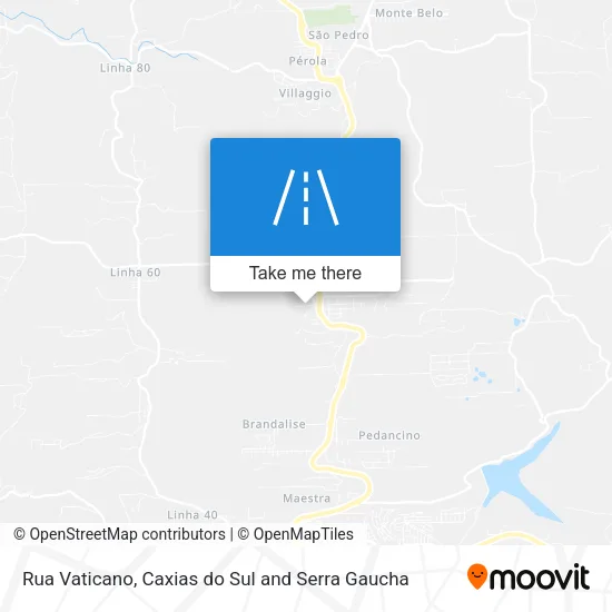 Rua Vaticano map