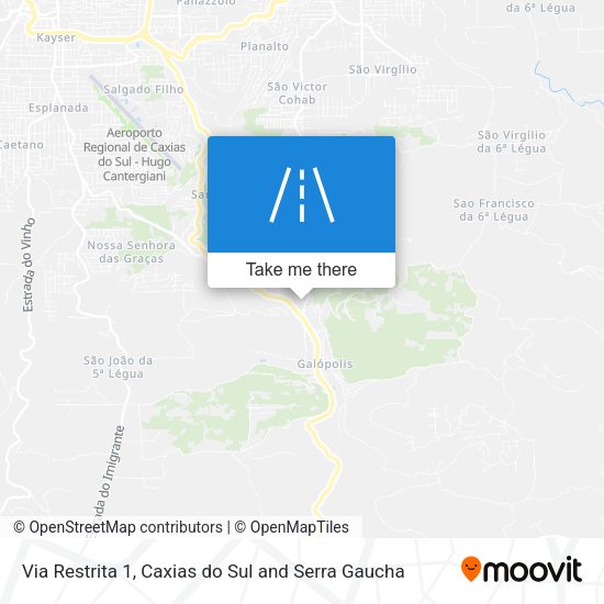 Via Restrita 1 map