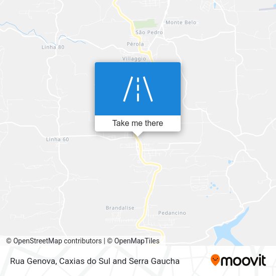 Rua Genova map