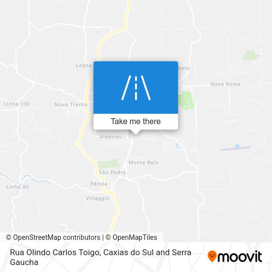 Rua Olindo Carlos Toigo map