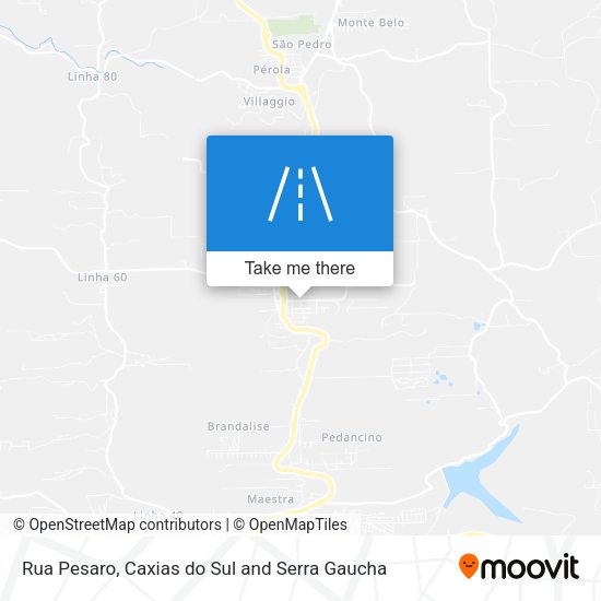 Rua Pesaro map