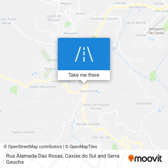 Rua Alameda Das Rosas map