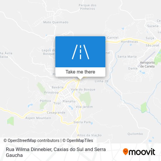 Rua Wilma Dinnebier map