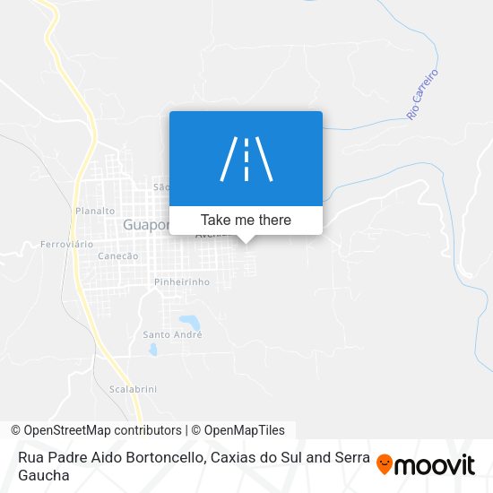 Rua Padre Aido Bortoncello map