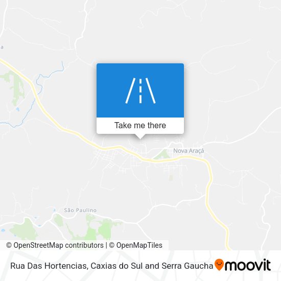 Rua Das Hortencias map