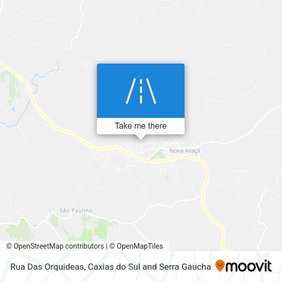 Rua Das Orquideas map