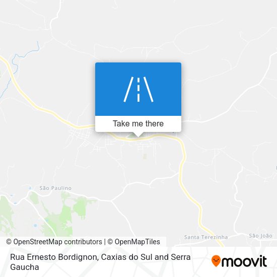 Rua Ernesto Bordignon map