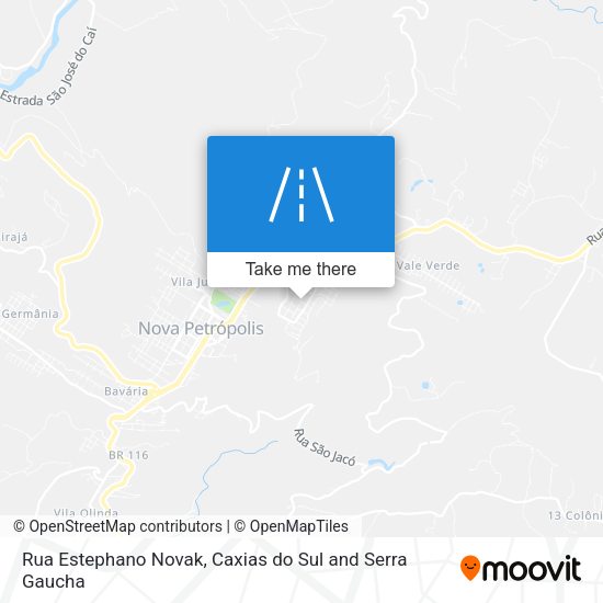 Rua Estephano Novak map