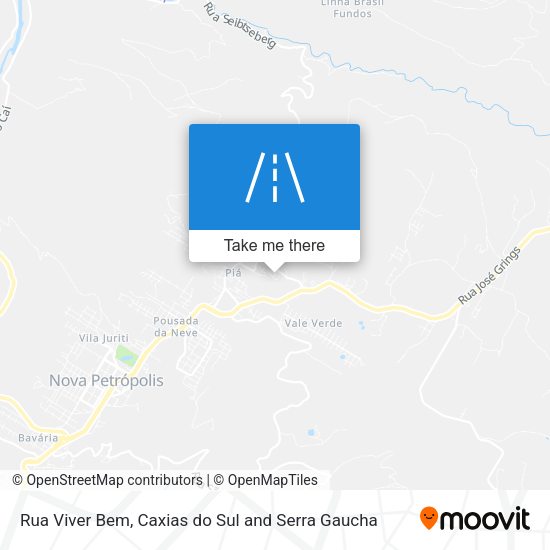 Rua Viver Bem map