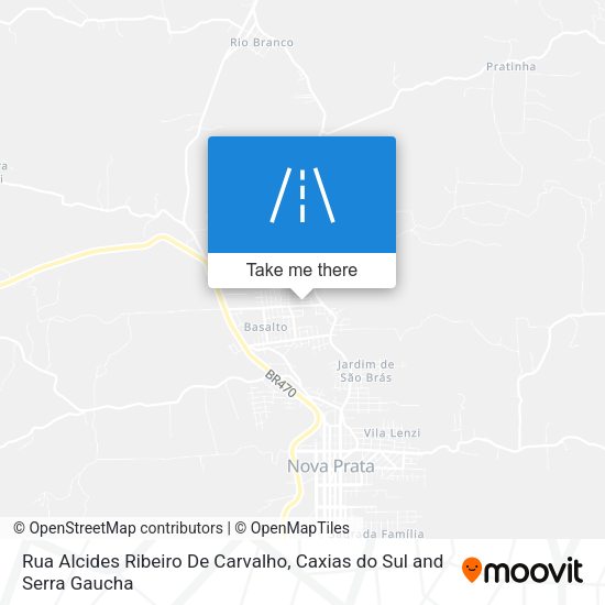 Rua Alcides Ribeiro De Carvalho map