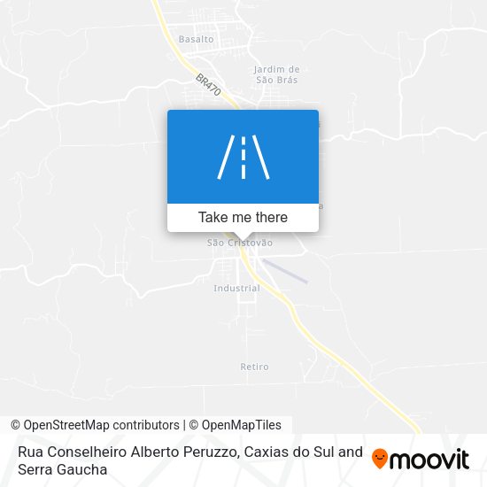 Rua Conselheiro Alberto Peruzzo map