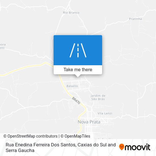 Rua Enedina Ferreira Dos Santos map