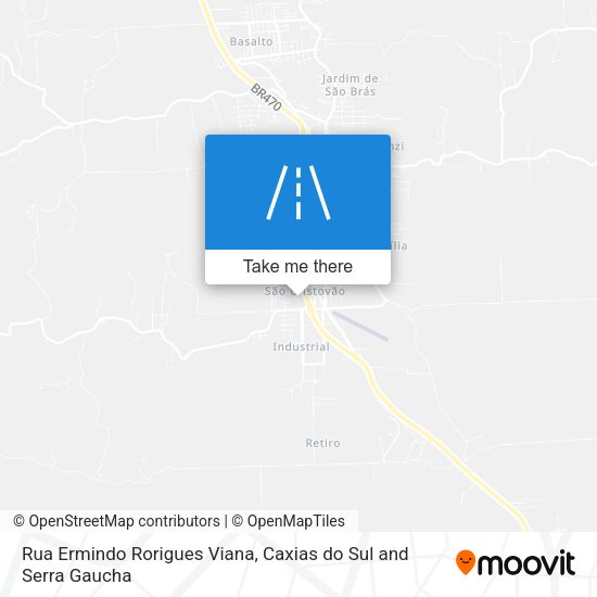 Rua Ermindo Rorigues Viana map