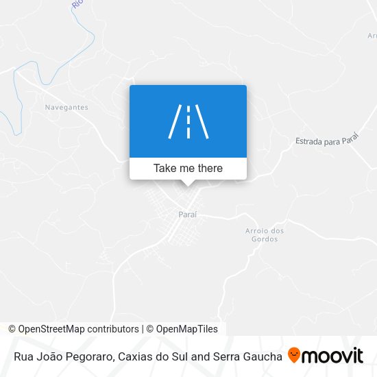 Rua João Pegoraro map