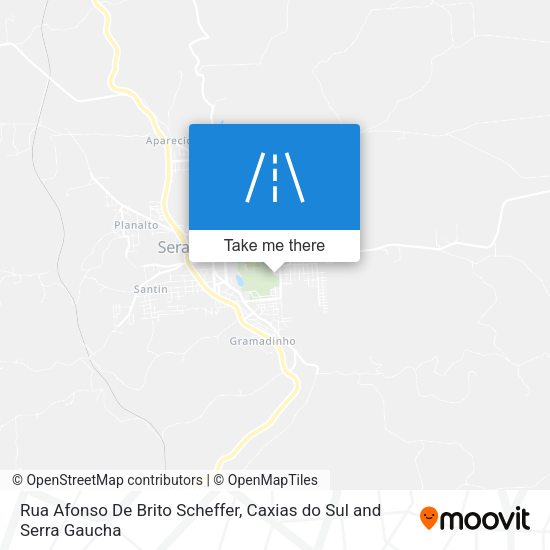 Rua Afonso De Brito Scheffer map