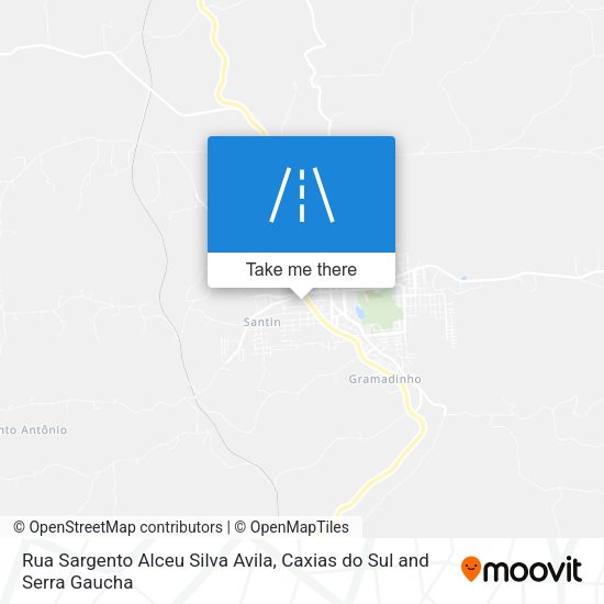 Rua Sargento Alceu Silva Avila map