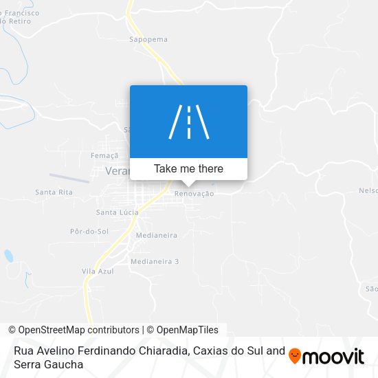 Rua Avelino Ferdinando Chiaradia map