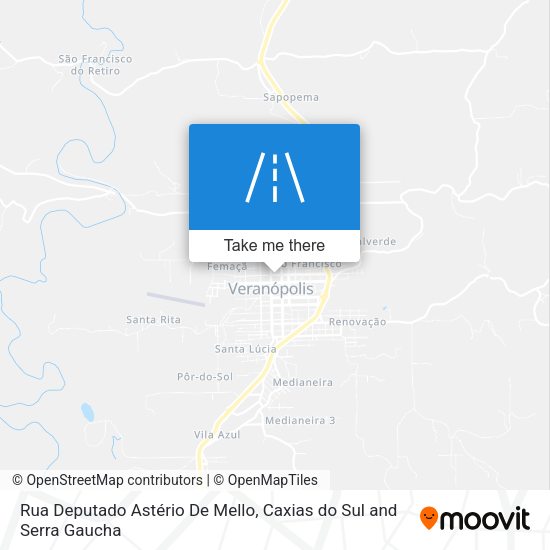 Rua Deputado Astério De Mello map