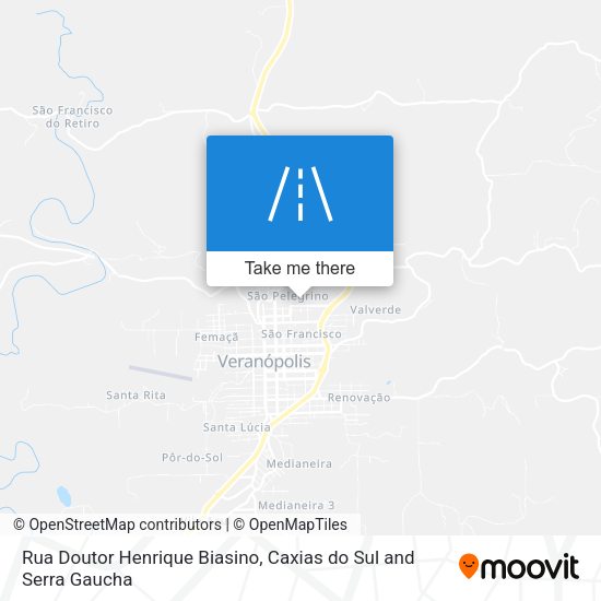 Rua Doutor Henrique Biasino map