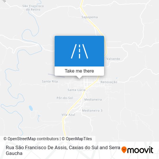 Rua São Francisco De Assis map