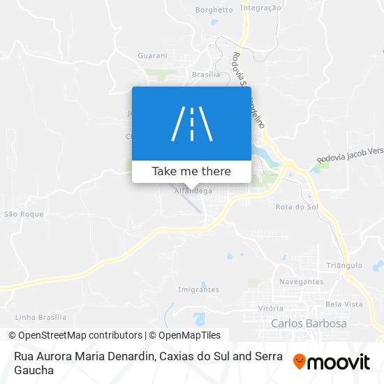 Rua Aurora Maria Denardin map