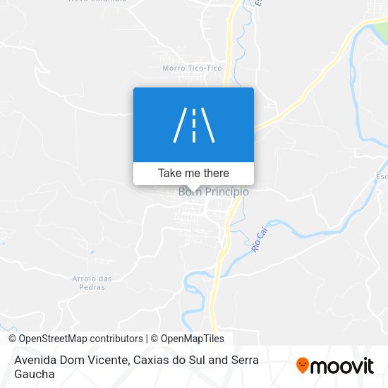 Avenida Dom Vicente map