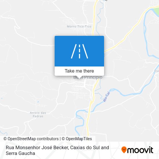 Rua Monsenhor José Becker map