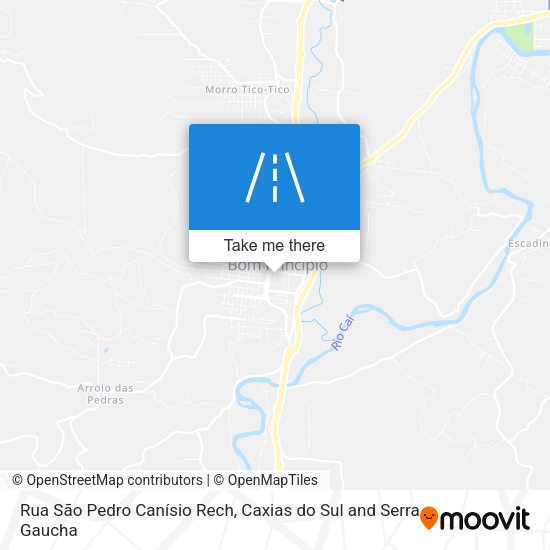 Rua São Pedro Canísio Rech map