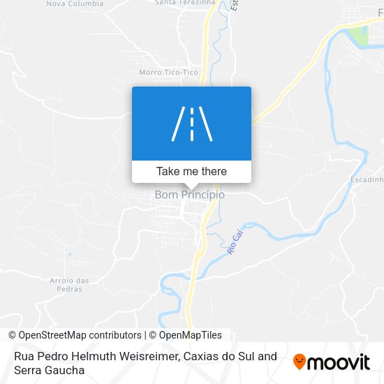 Rua Pedro Helmuth Weisreimer map