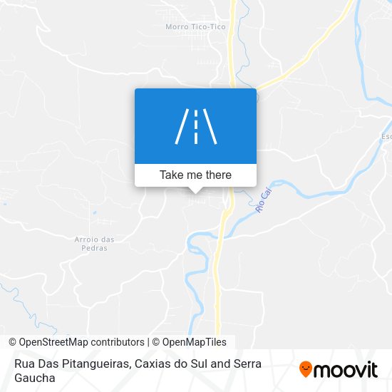 Rua Das Pitangueiras map