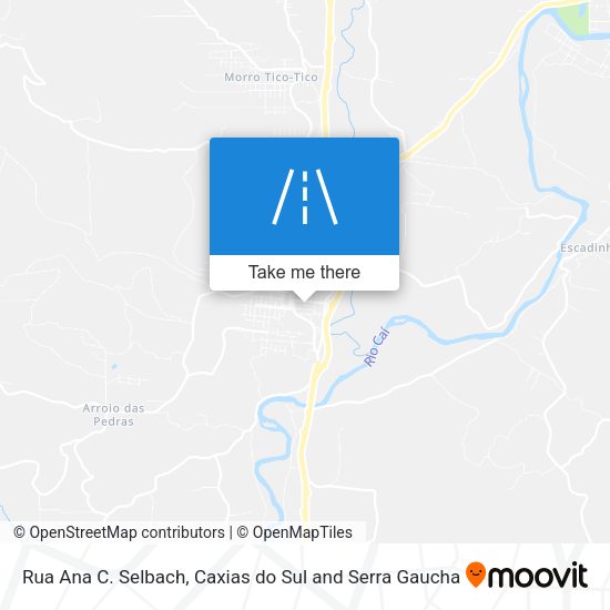 Rua Ana C. Selbach map