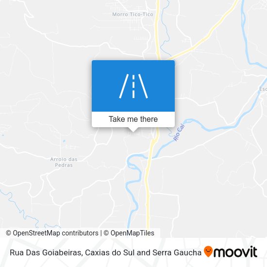 Rua Das Goiabeiras map