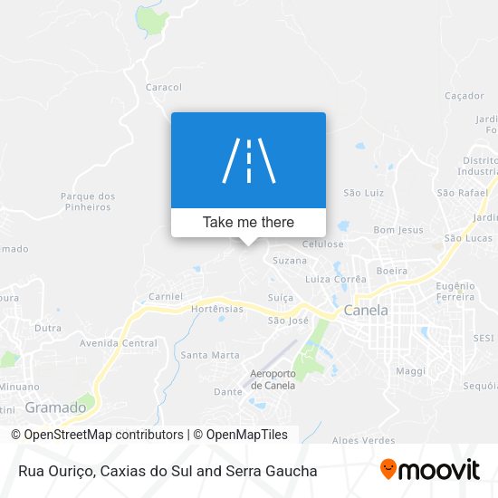 Rua Ouriço map