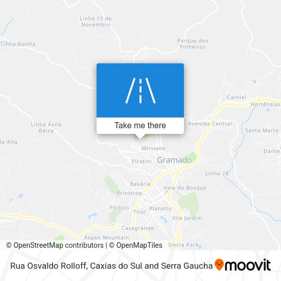 Rua Osvaldo Rolloff map