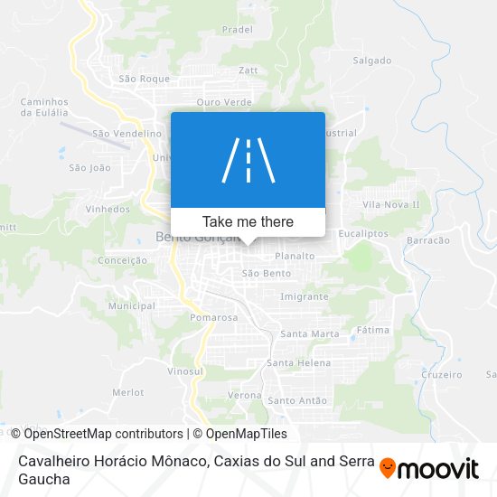 Cavalheiro Horácio Mônaco map