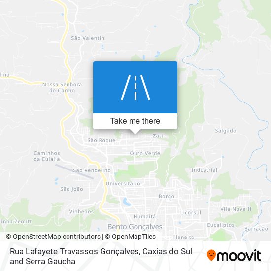 Rua Lafayete Travassos Gonçalves map