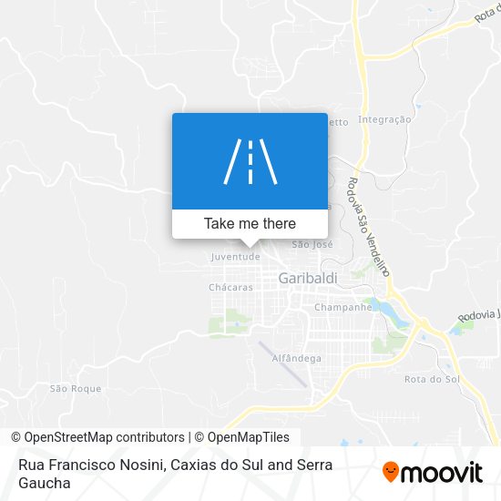 Rua Francisco Nosini map