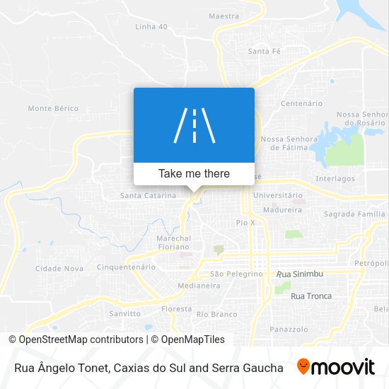 Rua Ângelo Tonet map
