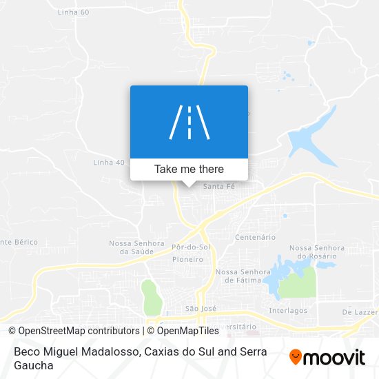 Beco Miguel Madalosso map