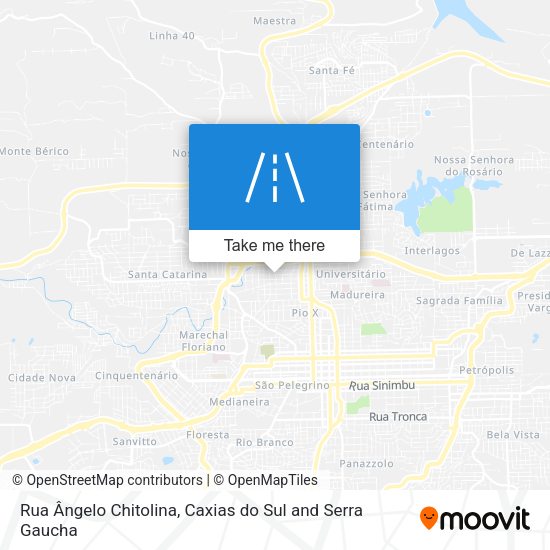 Rua Ângelo Chitolina map