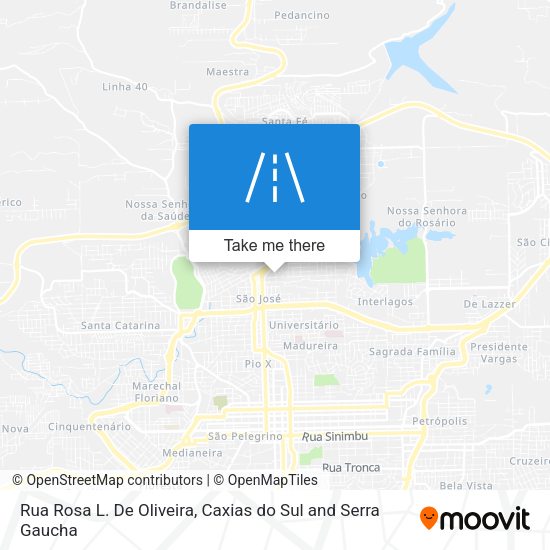 Rua Rosa L. De Oliveira map