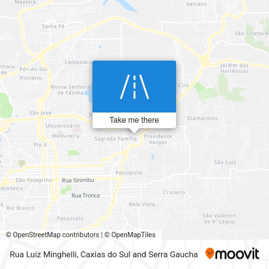 Rua Luiz Minghelli map