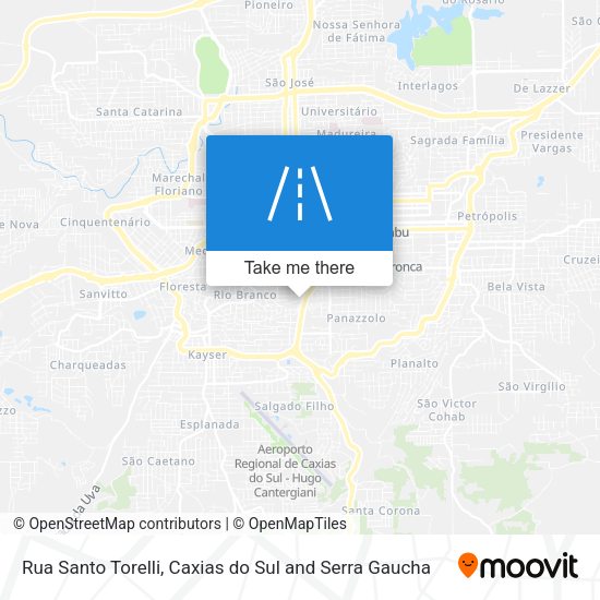 Rua Santo Torelli map